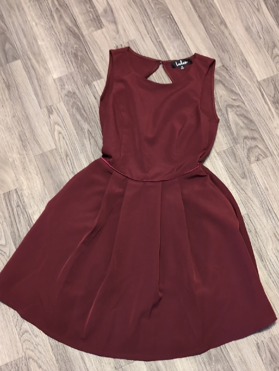 Lulus Dresses & Skirts - Lulu's Wine Red Sleeveless Fit & Flare Dress